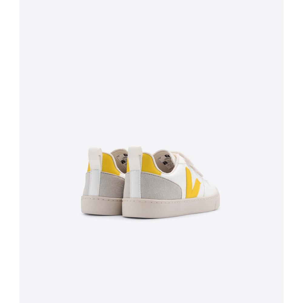 Αθλητικά Παπούτσια παιδικα Veja V-10 CWL White/Yellow | GR 860AHK